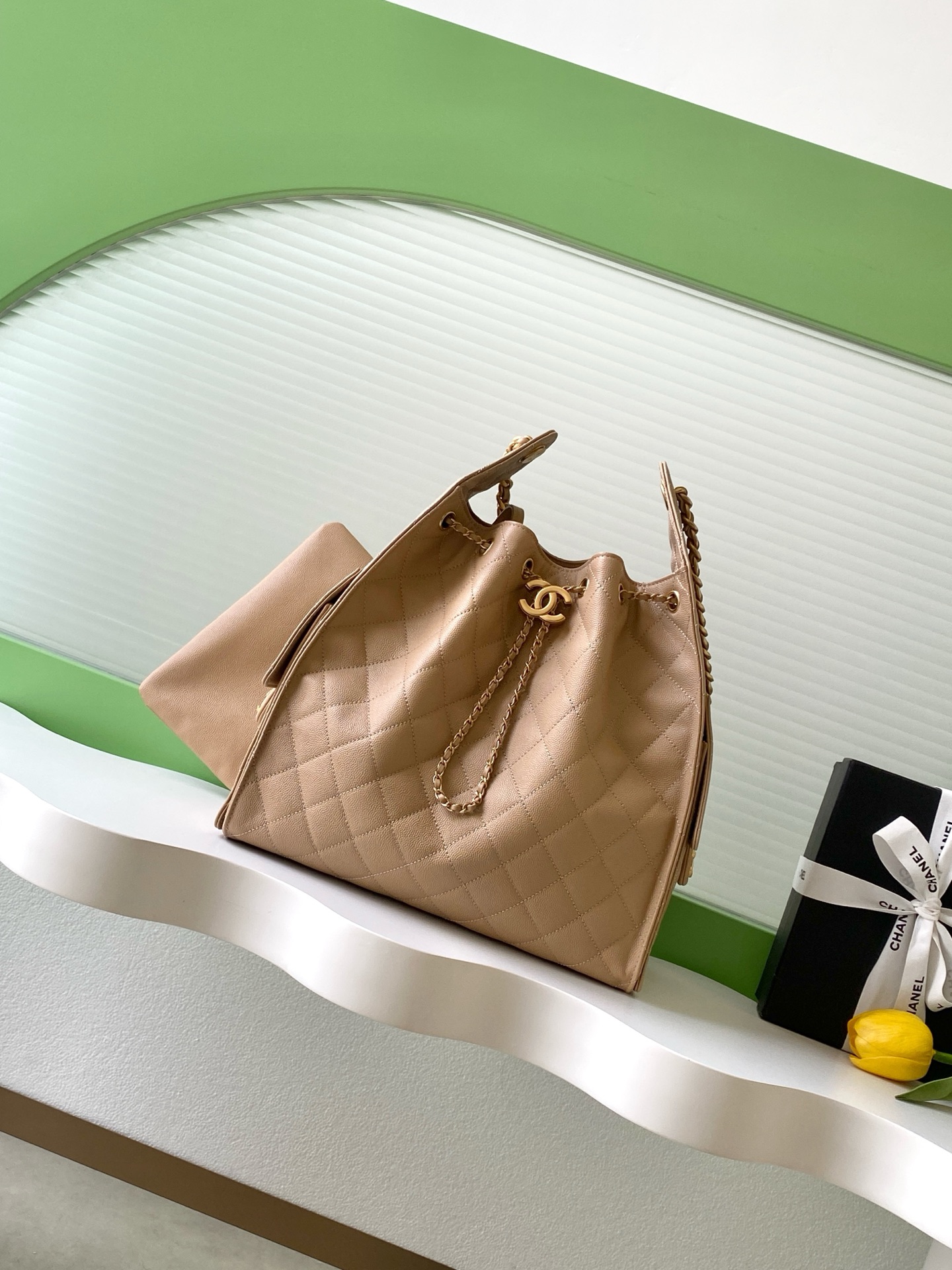 Pochette Zippée Classique Matelassée